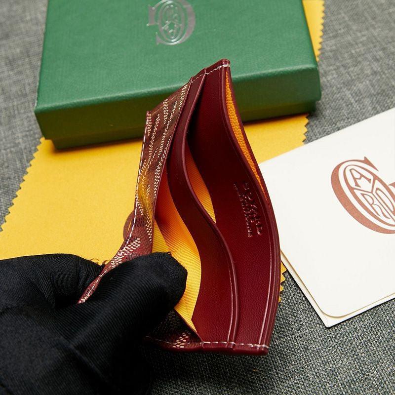 Goyard Saint-Sulpice Card Wallet In Goyardine Canvas ✨