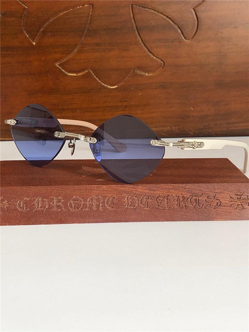 Chrome Hearts DEEP III 3 Rhombus Zeiss Lens Unisex Sunglasses⚜️