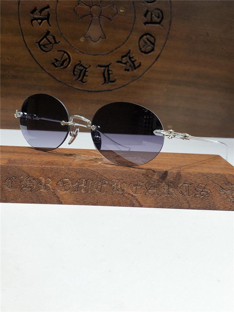 Chrome Hearts SINNERGASM oval round tinted Sunglasses✨