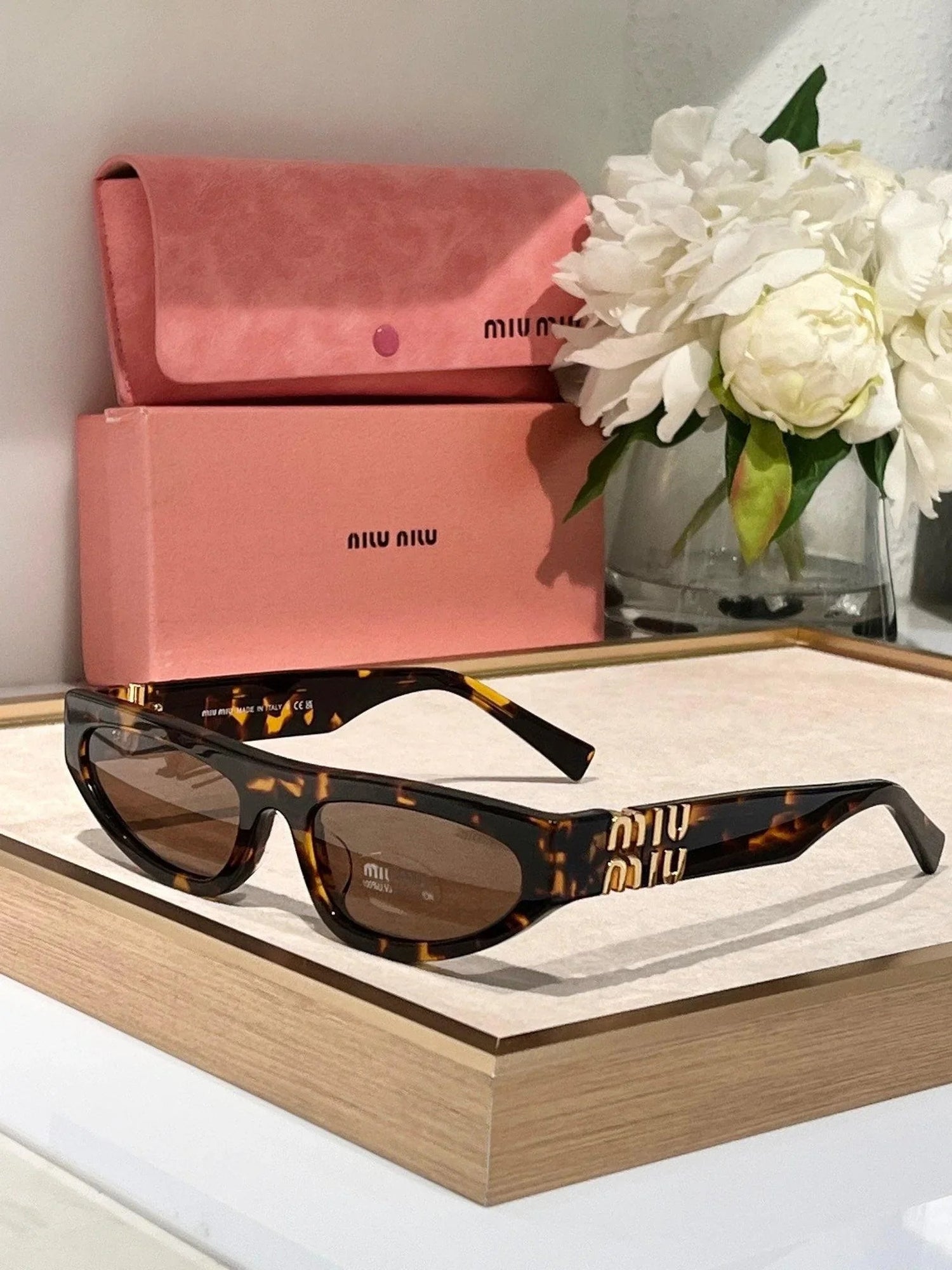 Miu Miu Glimpse oval-frame Acetate - 54 -07ZS Women&