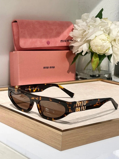 Miu Miu Glimpse oval-frame Acetate - 54 -07ZS Women&
