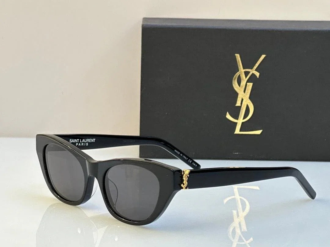 YSL  Saint Laurent Women's Cat Eye Sunglasses SL M80🖤