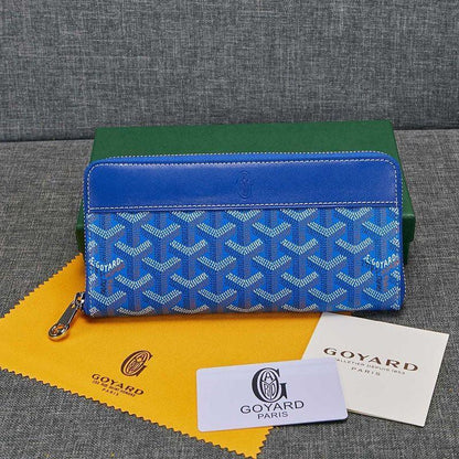 Goyard Matignon GM Zipper Wallet In Goyardine Canvas✨