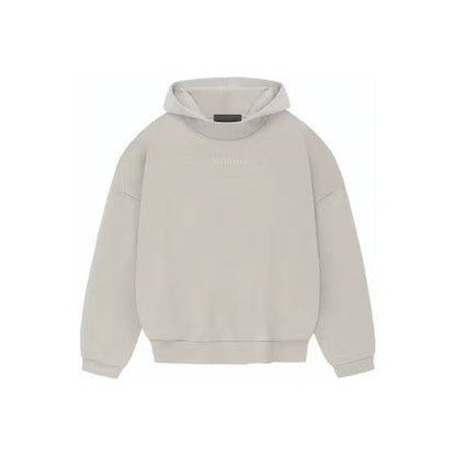 Fear of God Essentials Hoodie Silver Cloud