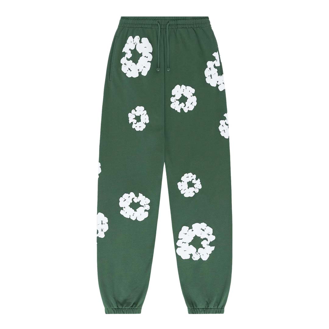 Denim Tears The Cotton Wreath Sweatpants ‘Green’