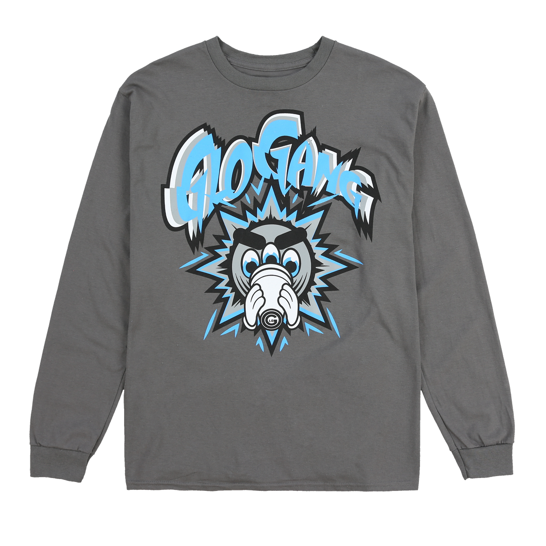 3rd Eye Glow Long Sleeve Tee (Charcoal)