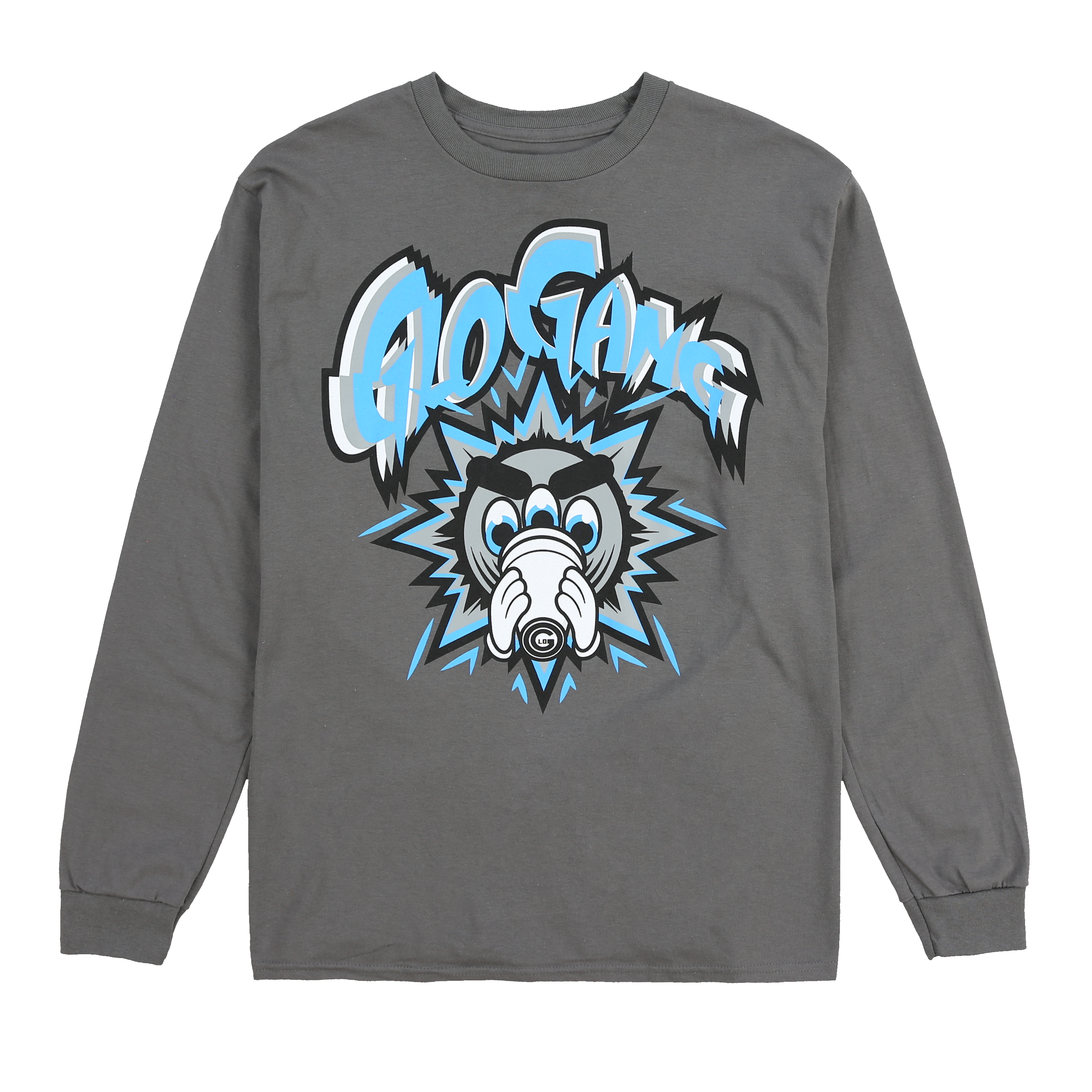 3rd Eye Glow Long Sleeve Tee (Charcoal)