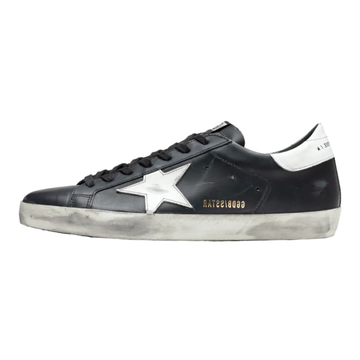 Super Star “BLACK LEATHER/WHITE STAR”