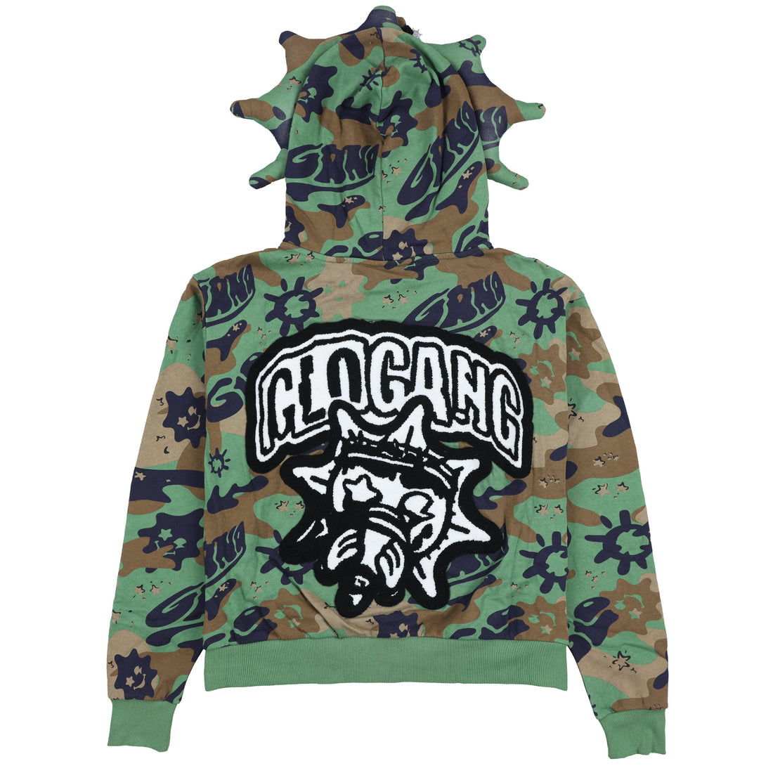 Glo Man Full Zip Hoodie (Camo)