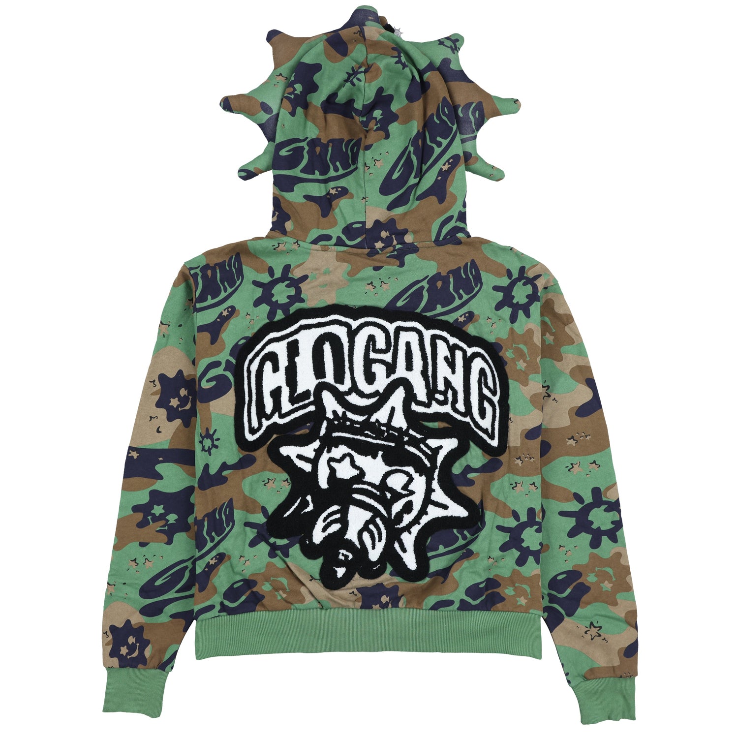 Glo Man Full Zip Hoodie (Camo)