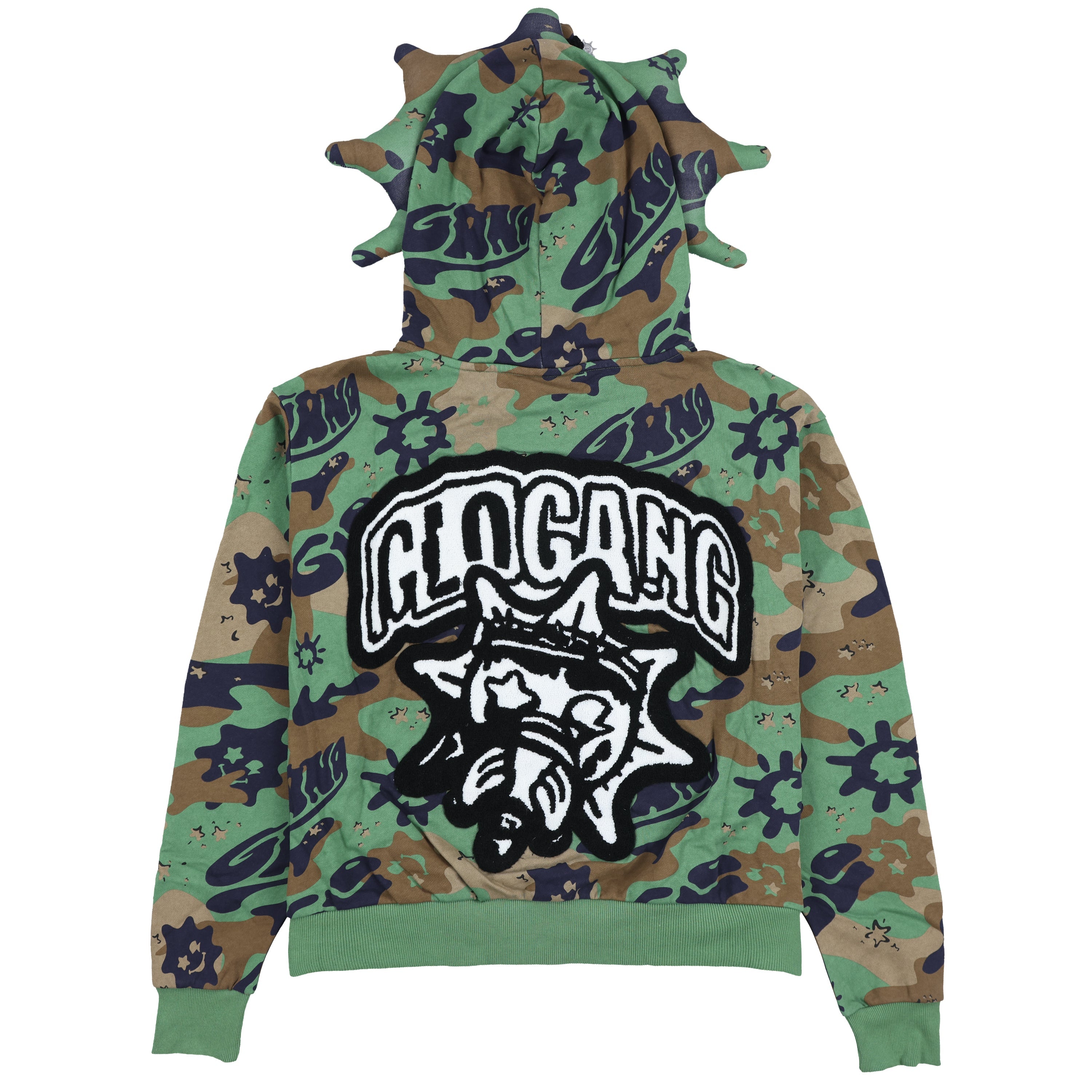 Glo Man Full Zip Hoodie (Camo)