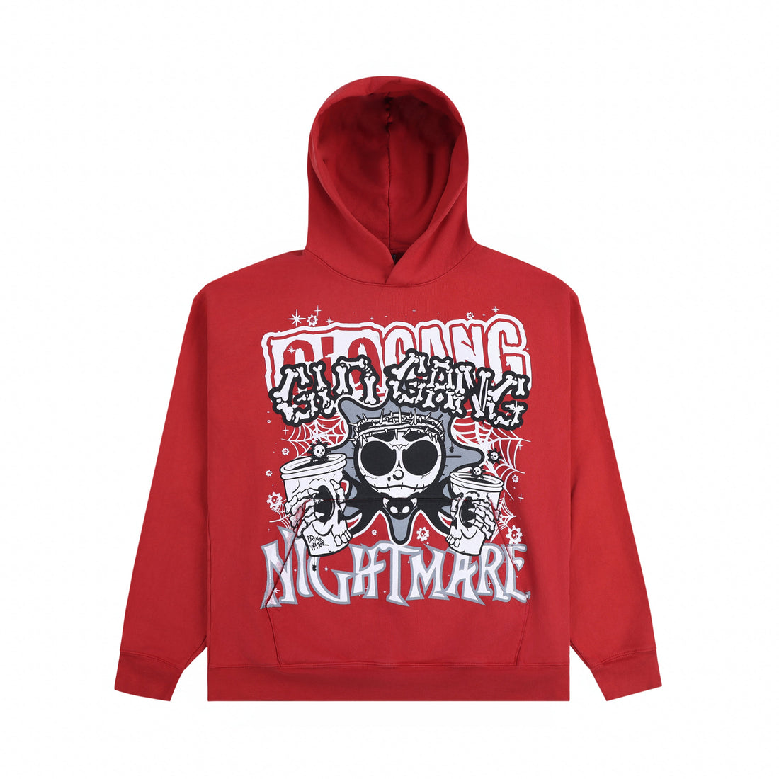 Glo Nightmare Before Christmas Hoodie (Red)