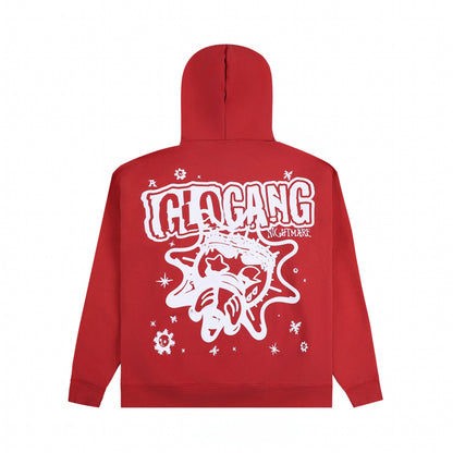 Glo Nightmare Before Christmas Hoodie (Red)