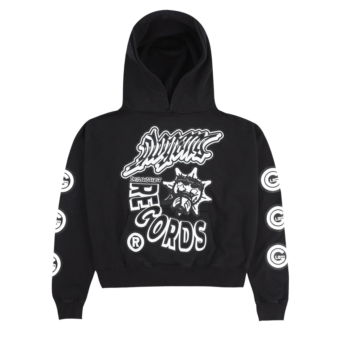 Glo Records Hoodie (Black)