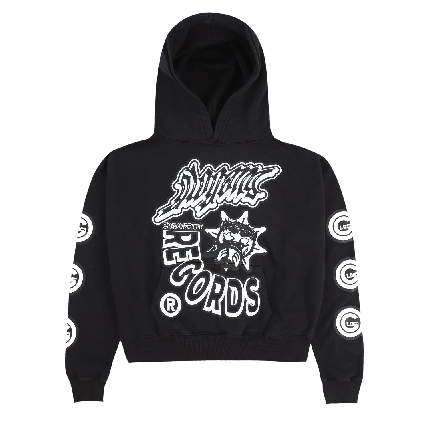 Glo Records Hoodie (Black)