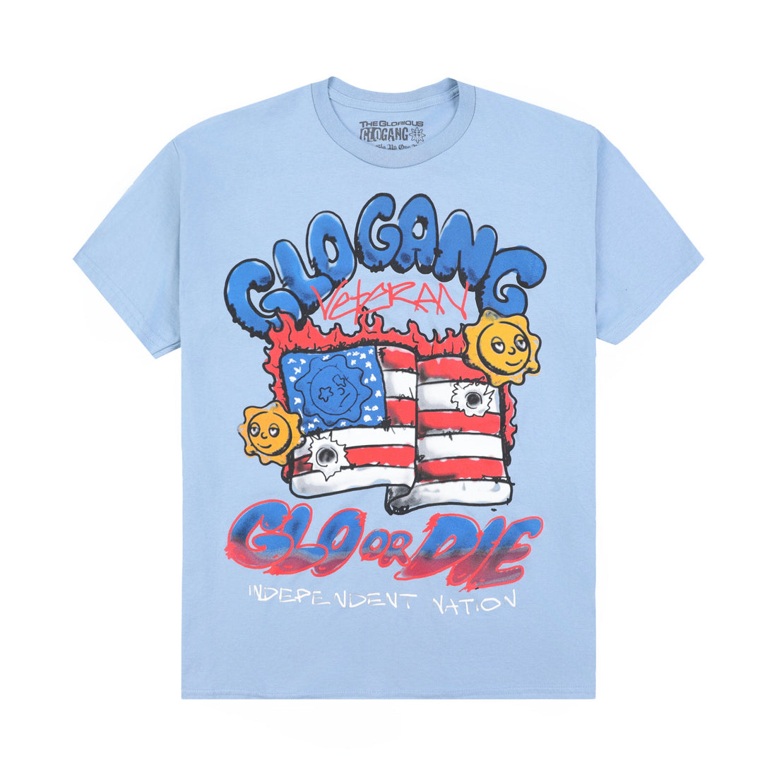 Glo or Die Veteran Tee (Blue)