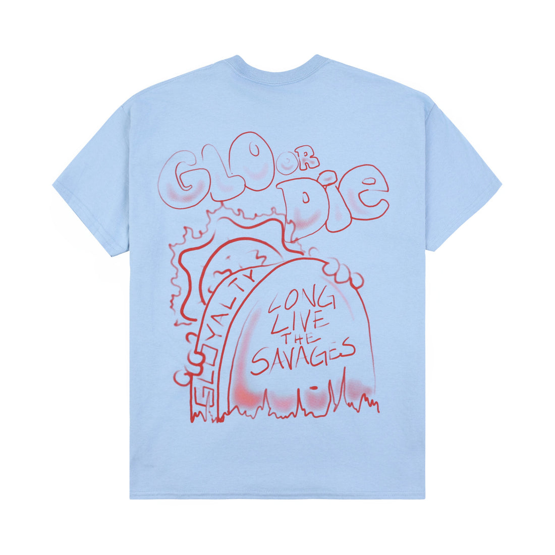 Glo or Die Veteran Tee (Blue)