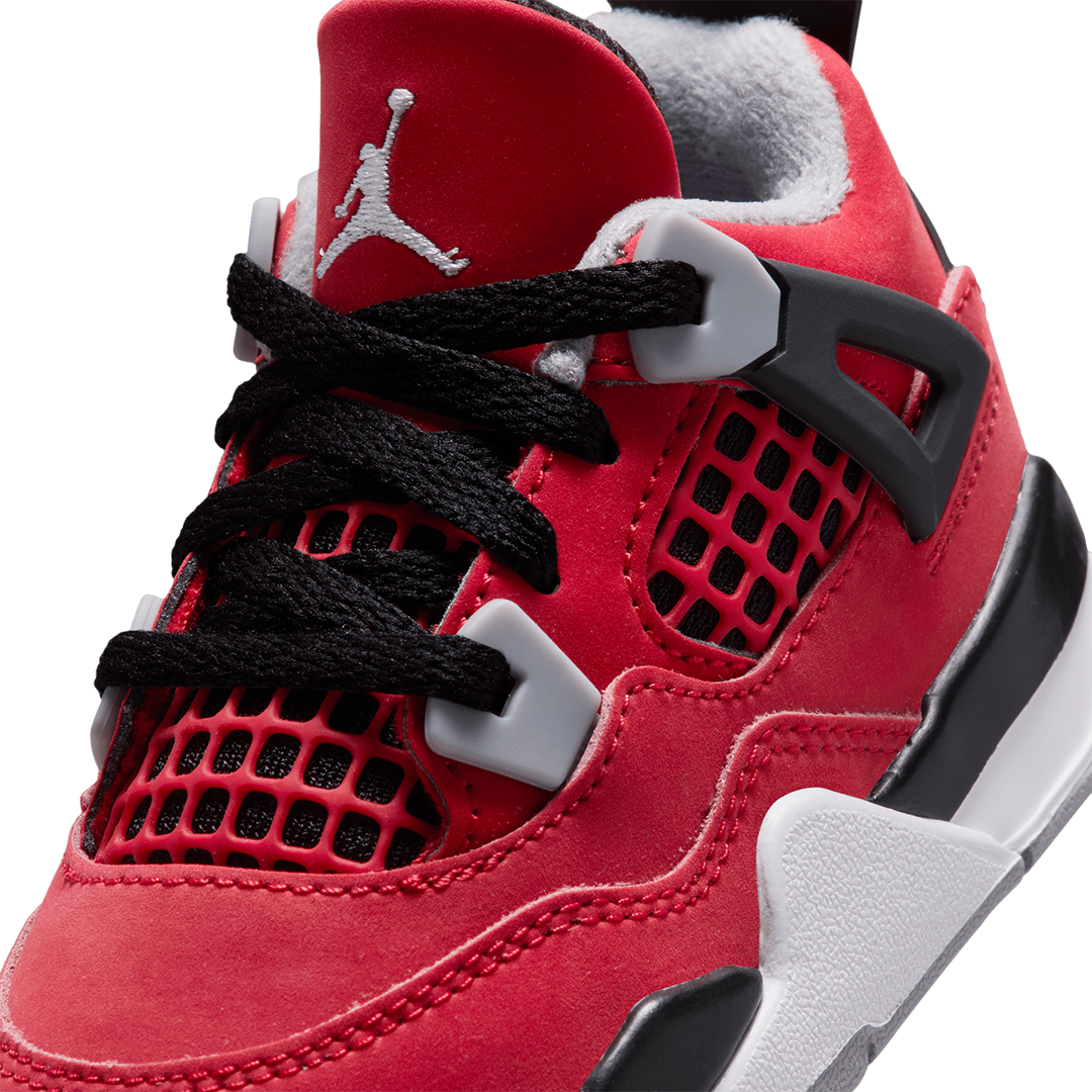 JORDAN 4 RETRO (TD) FIRE RED / WHITE "TORO"