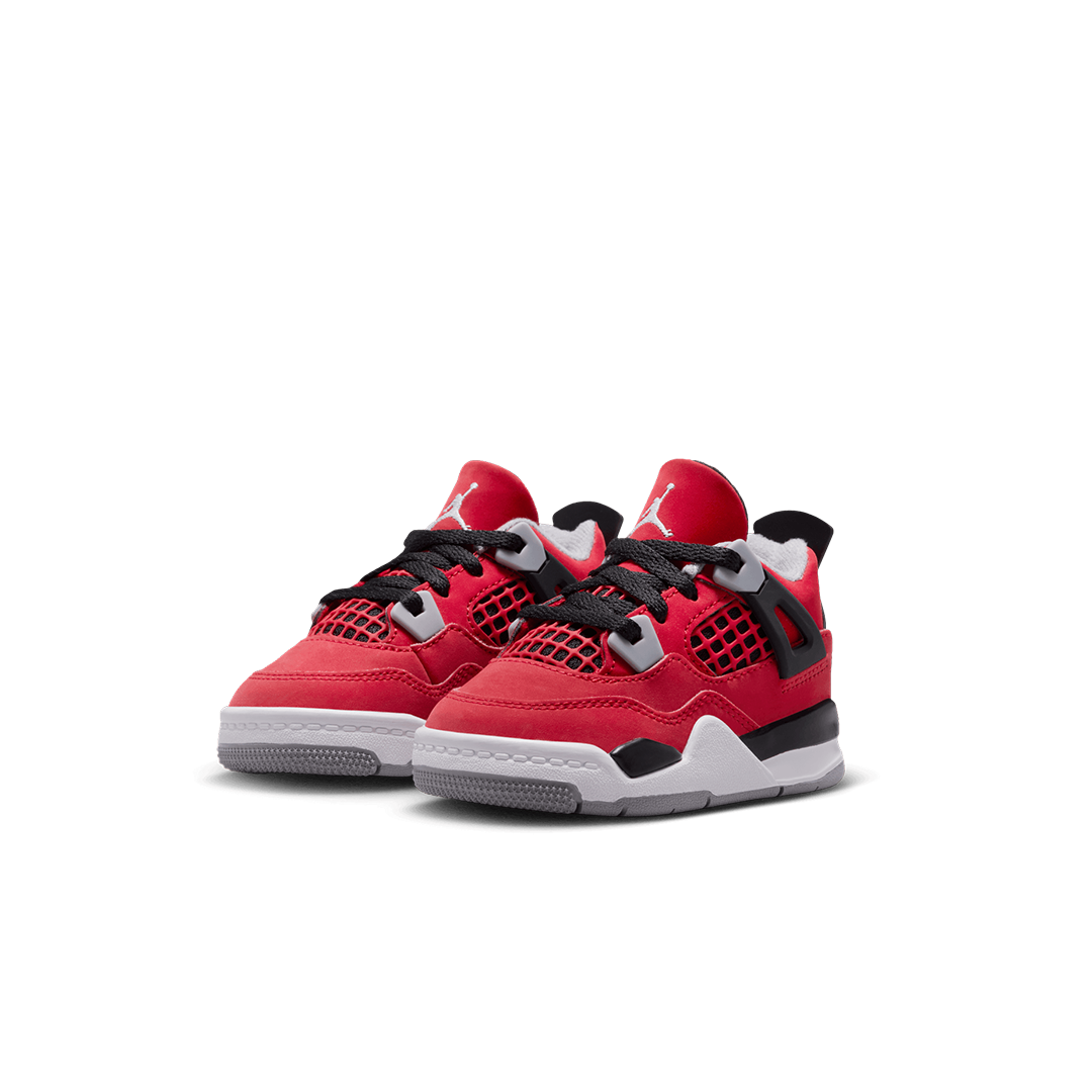 JORDAN 4 RETRO (TD) FIRE RED / WHITE "TORO"