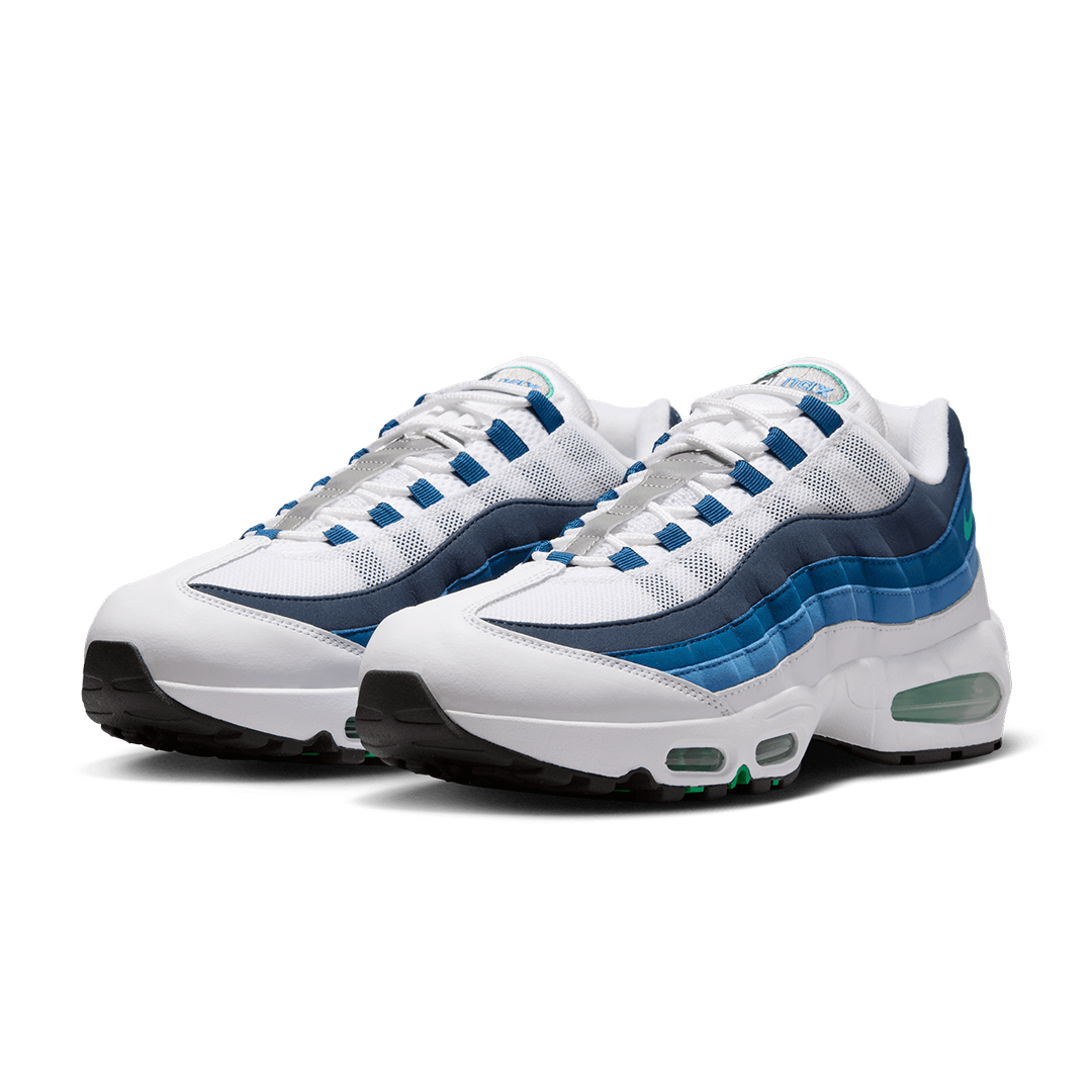 AIR MAX 95 OG WHITE/EMERALD GREEN-LAKE BLUE
