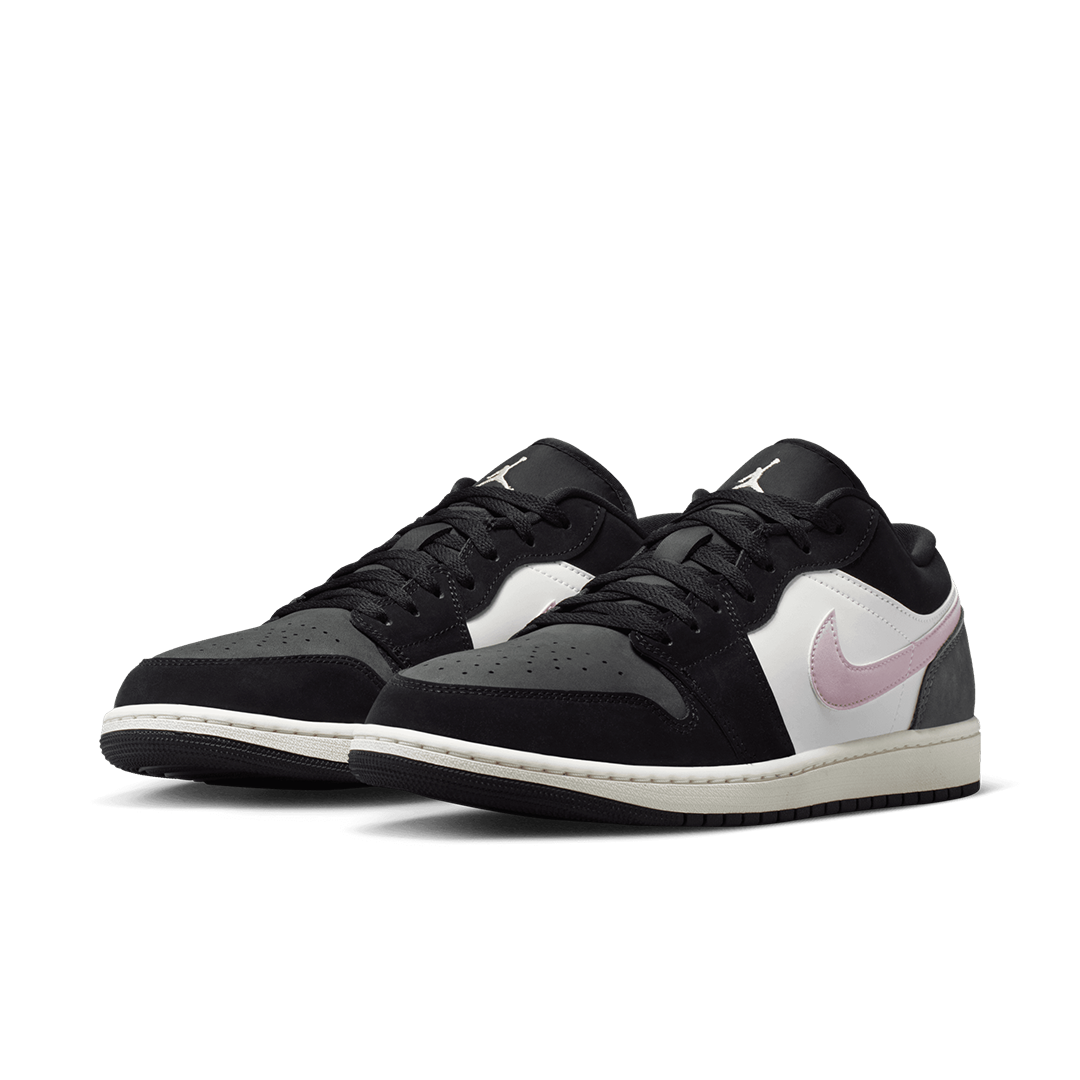 AIR JORDAN 1 LOW SE BLACK / ICED CARMINE