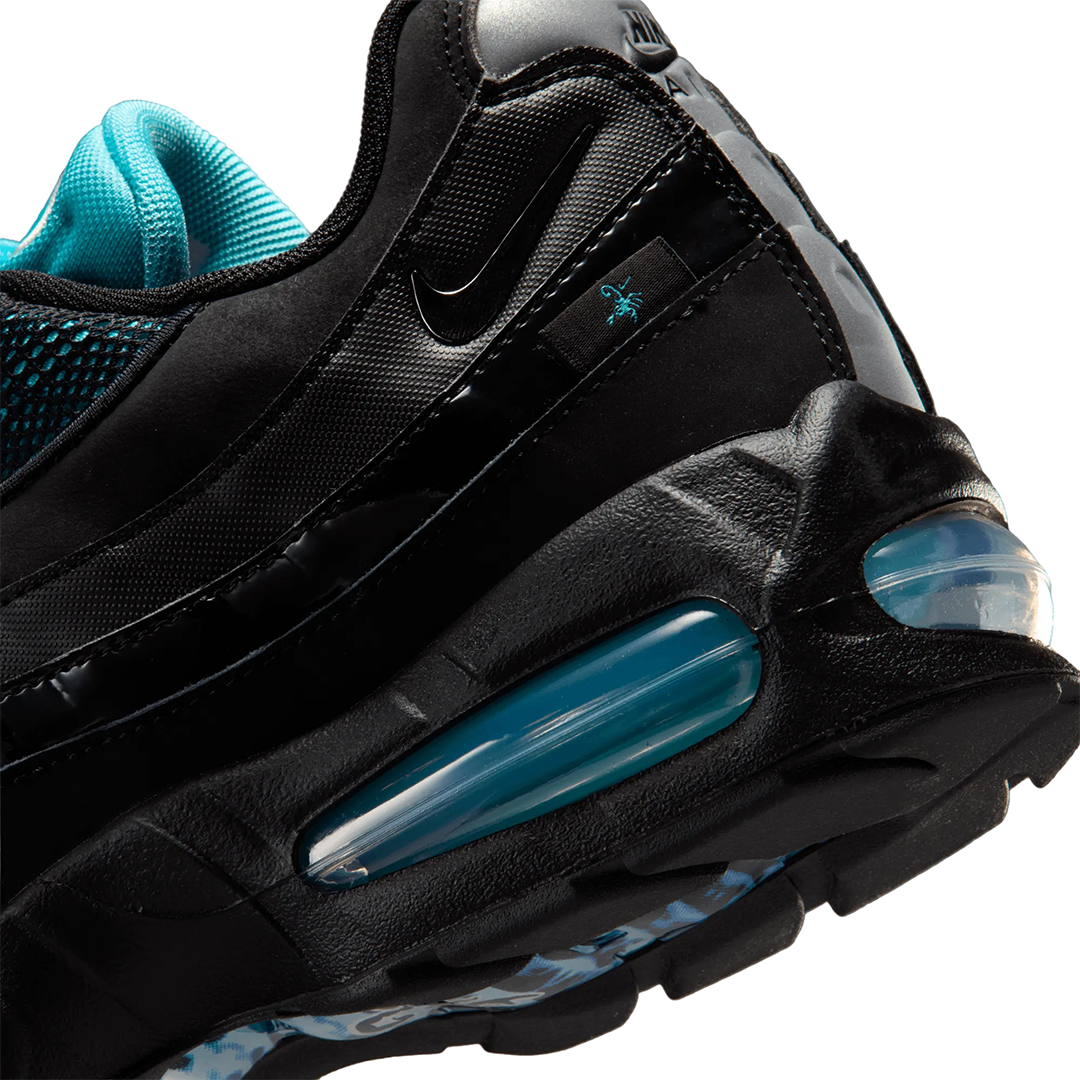 AIR MAX 95 BIG BUBBLE BLACK / CHROME