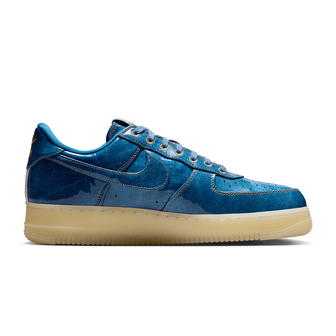 AIR FORCE 1 RETRO "PATENT DENIM" COASTAL BLUE