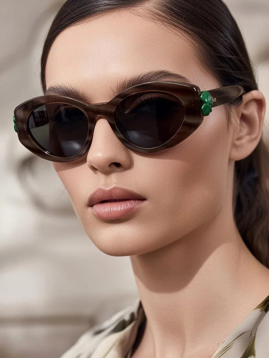 DIOR Dior Clover B1F Transparent Pink Oval  Sunglasses✨