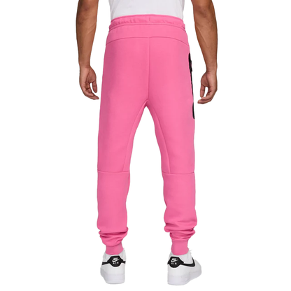 NRG TECH FLEECE DRAWSTRING CUFF PANTS PINKSICLE/WHITE
