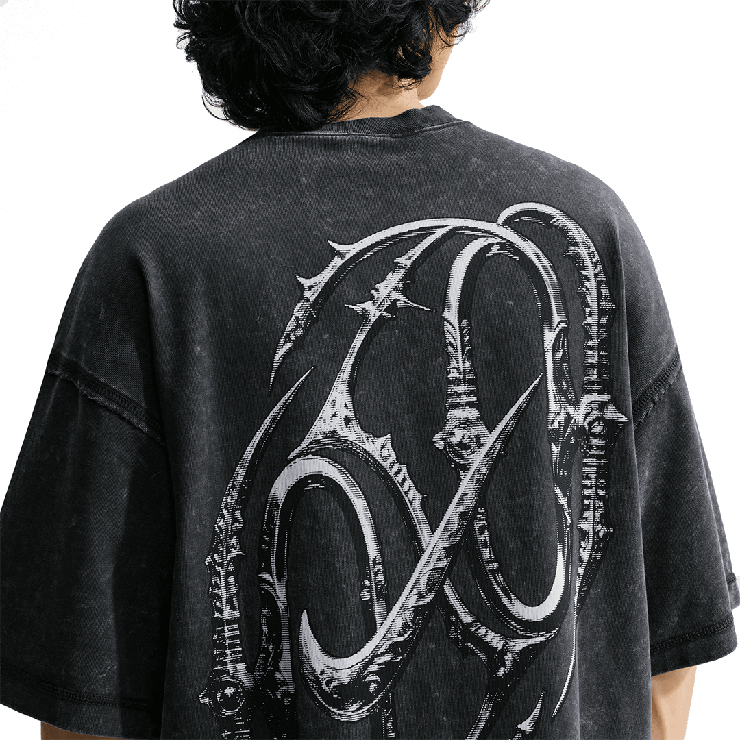 SPORTSWEAR TEE BLACK / ICE SILVER