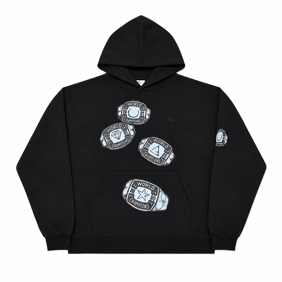 KOBE MVPUPPETS 4 RINGS HOODIE BLACK
