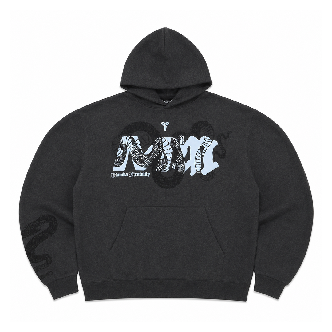 KOBE MAMBA MENTALITY HOODIE BLACK HEATHER / LT ARMORY BLUE