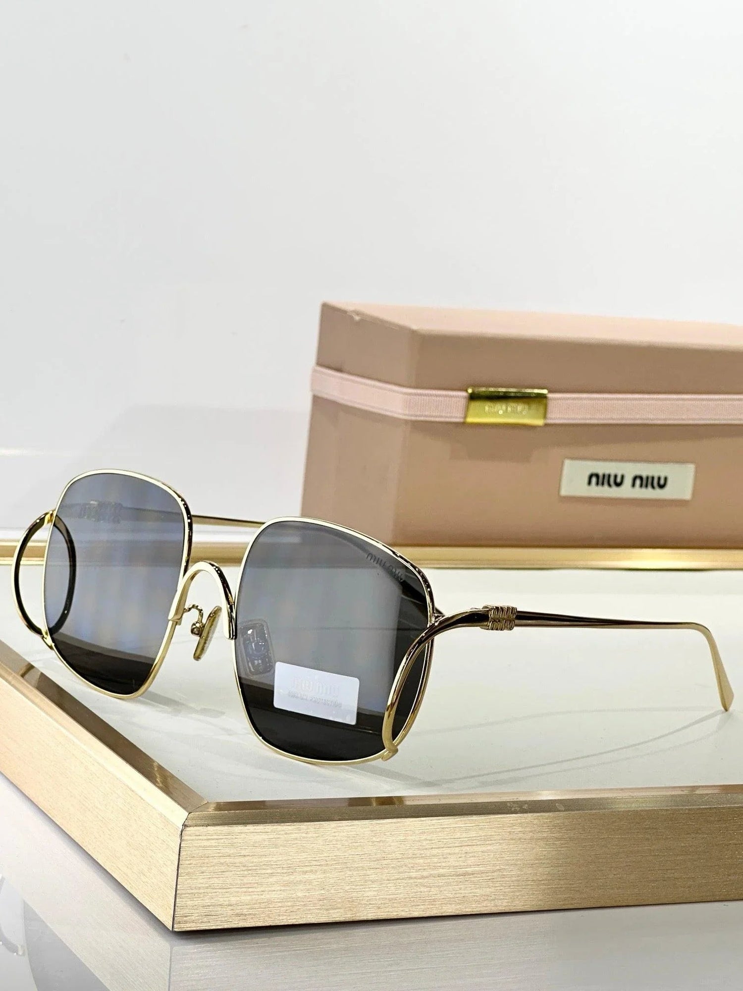 MIU MIU A57S 5AK40S Gold Sunglasses✨