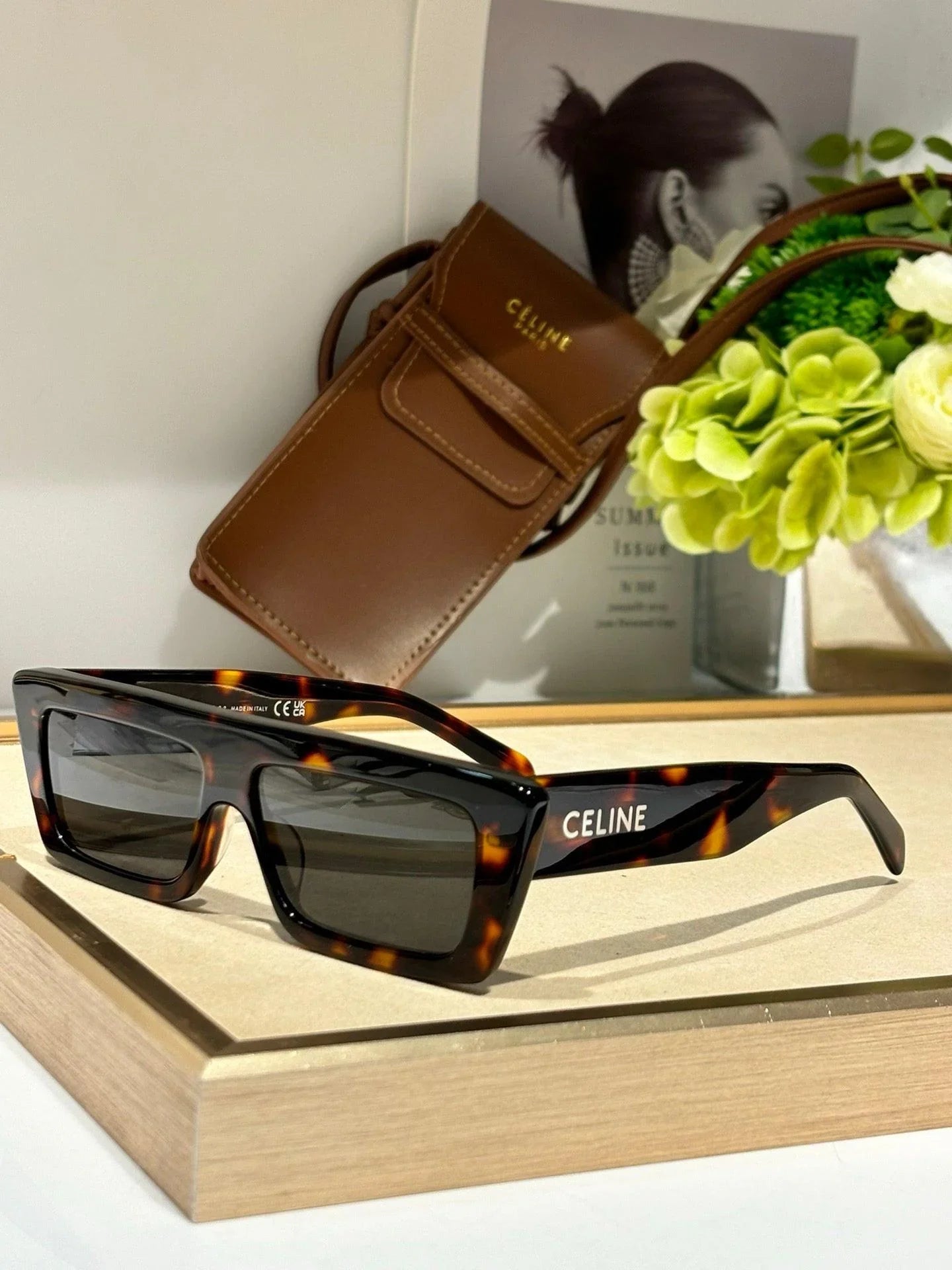CELINE Eyewear MONOCHROMS 40214 Acetate Women&