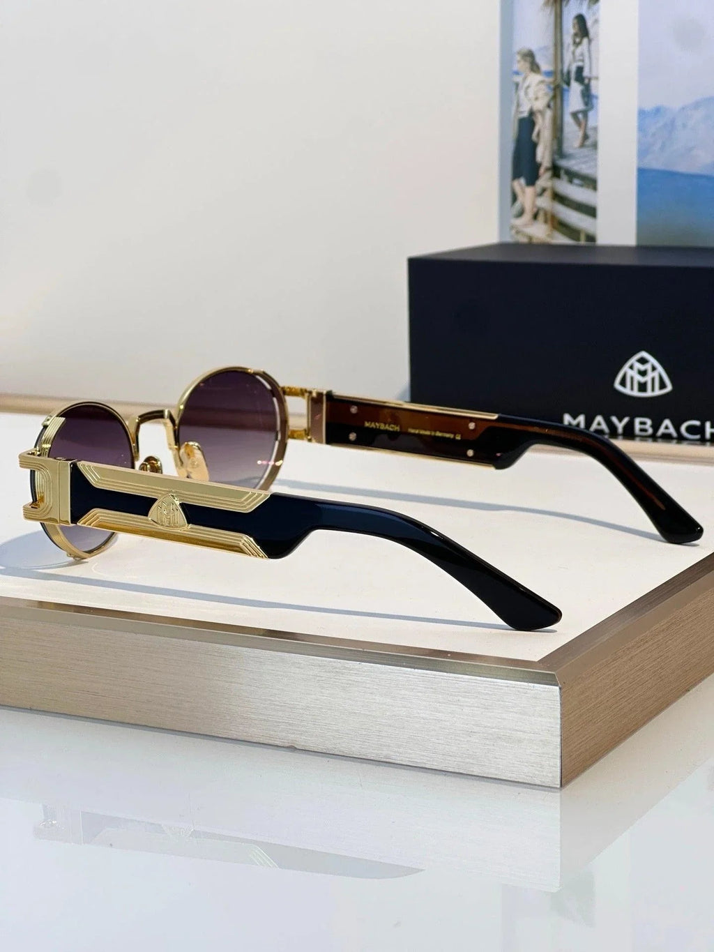 MAYBACH THE DRIVE I oval-frame Zeiss Lenses Sunglasses 👑
