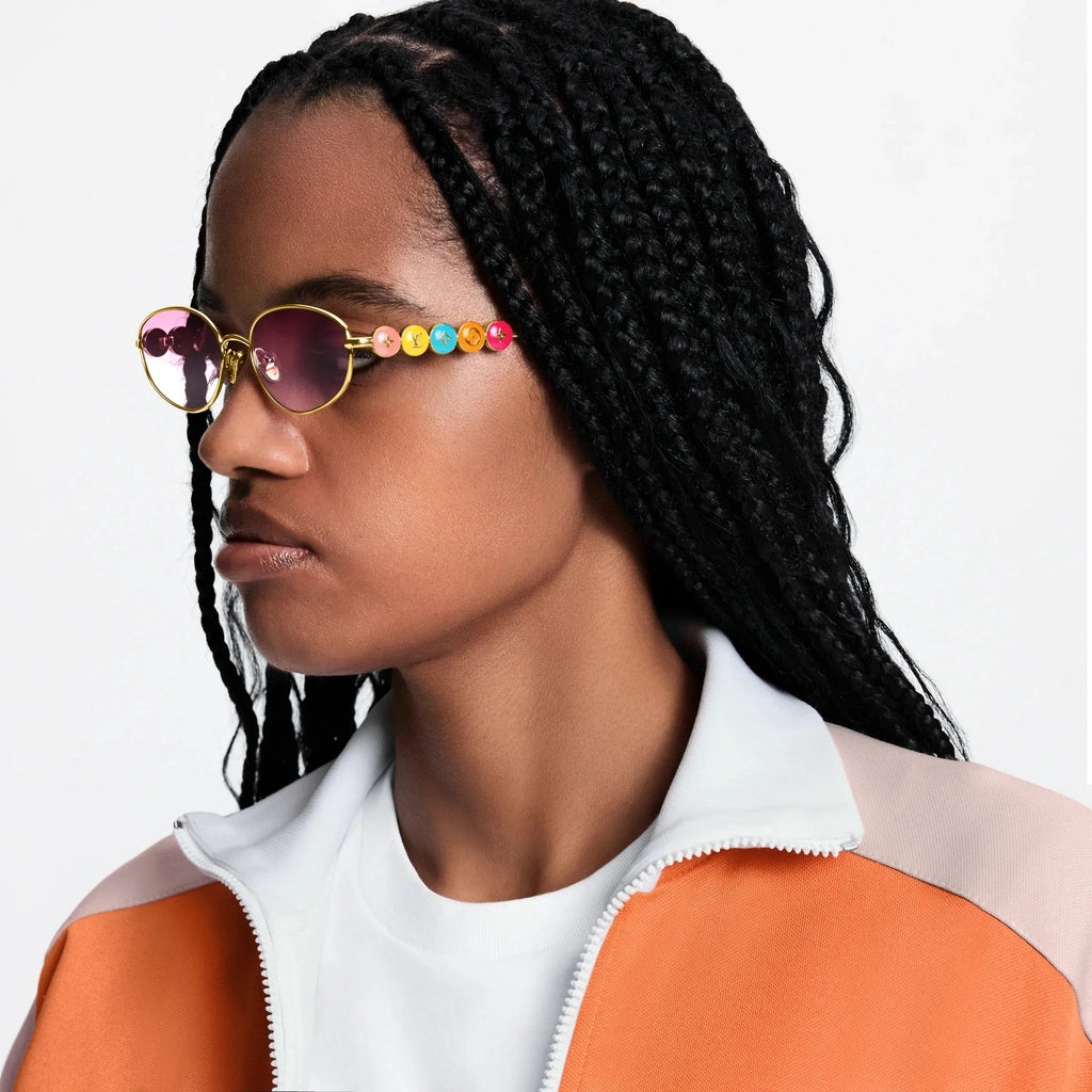 Louis Vuitton Z3179U LV Confetti Oval Sunglasses   ✨