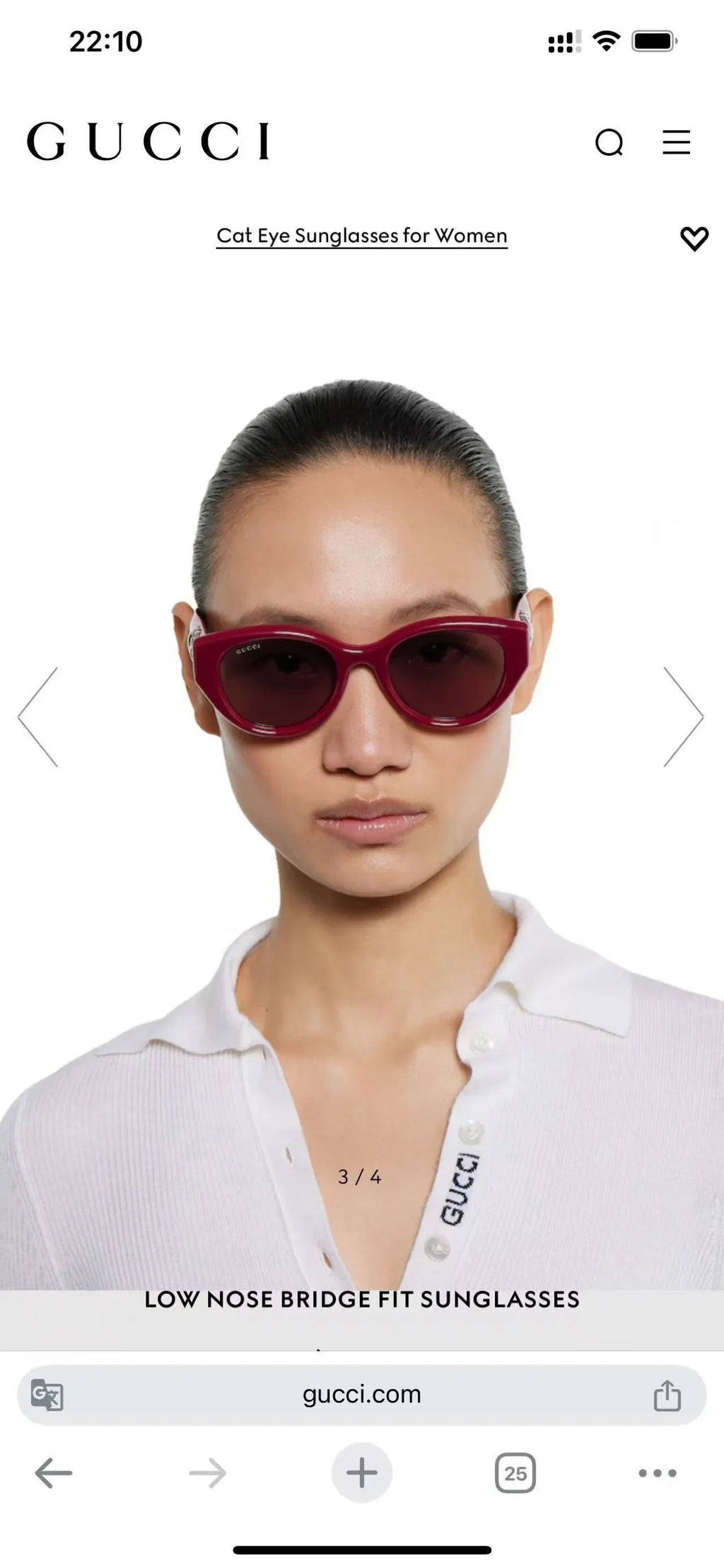 Gucci GG1976SK 001 Sunglasses ✨