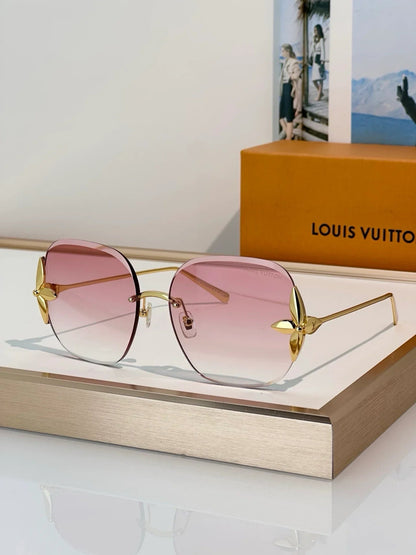 Louis Vuitton Z3169U Flower Edge Metal Square Sunglasses   ✨