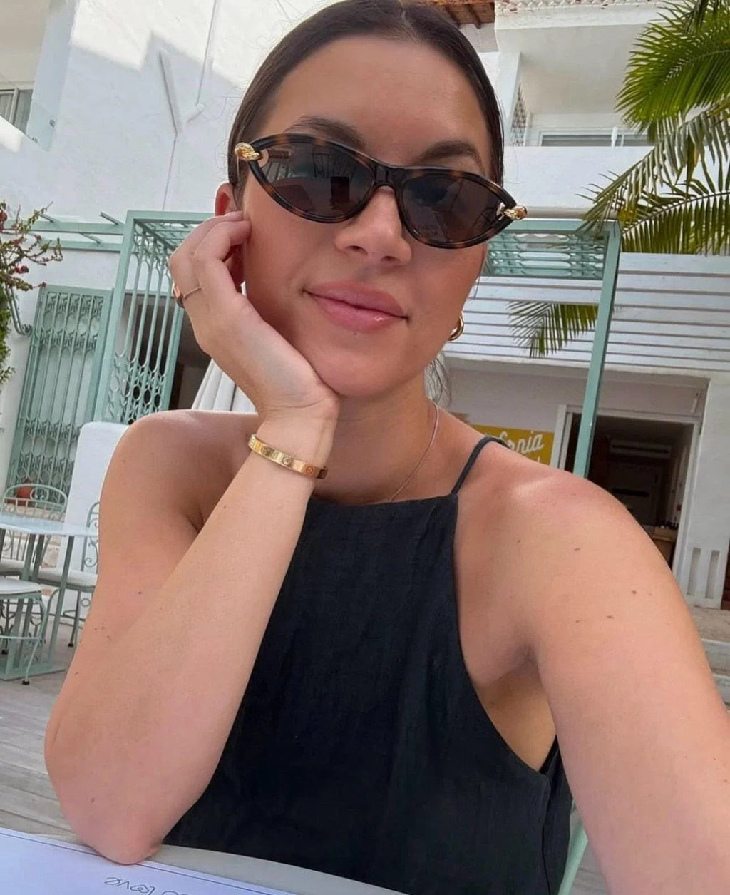 '- BOTTEGA VENETA BV1390 Women's Sunglasses💚