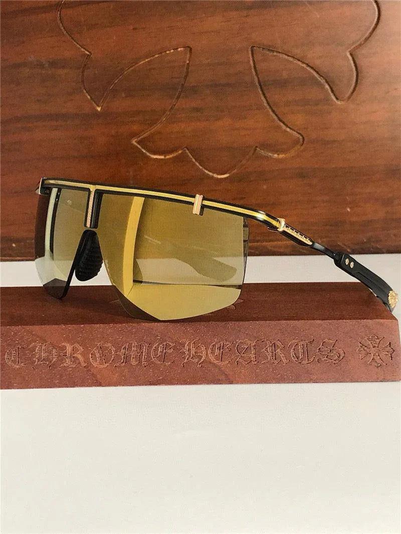 Chrome Hearts CLITANIC Unisex titanium mask frame Sunglasses⚜️