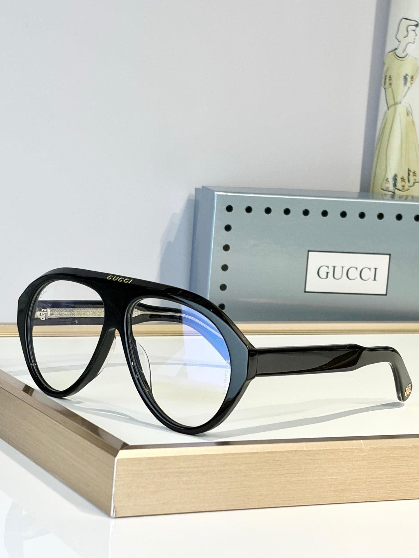 Gucci GG0479S 002 Aviator Oversized Sunglasses 🇮🇹