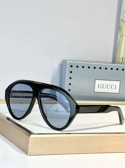 Gucci GG0479S 002 Aviator Oversized Sunglasses 🇮🇹