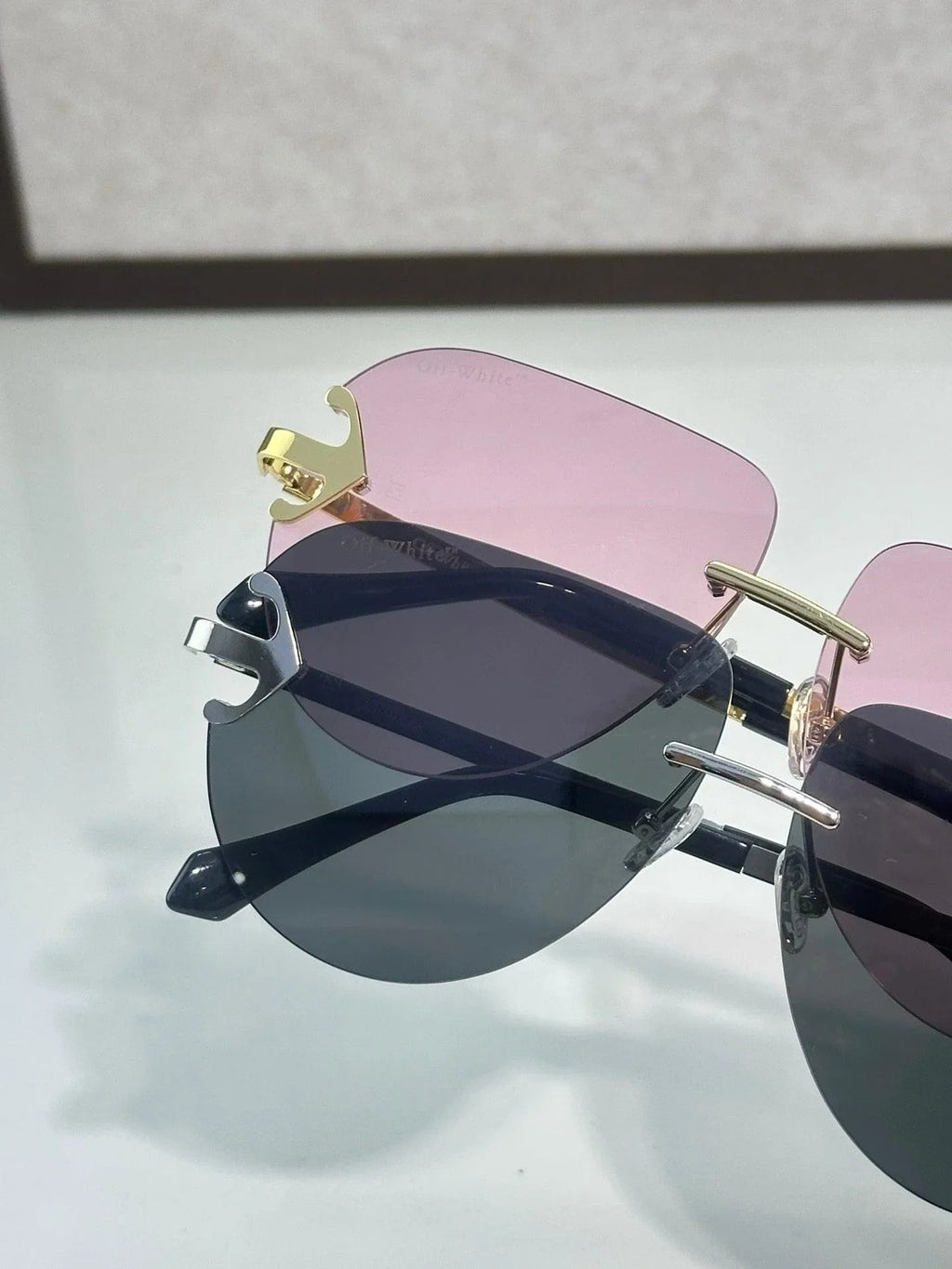 Off-White Men's Alexandria Metal Round Sunglasses 🧩