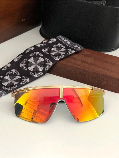 Chrome Hearts CLITANIC Unisex titanium mask frame Sunglasses⚜️