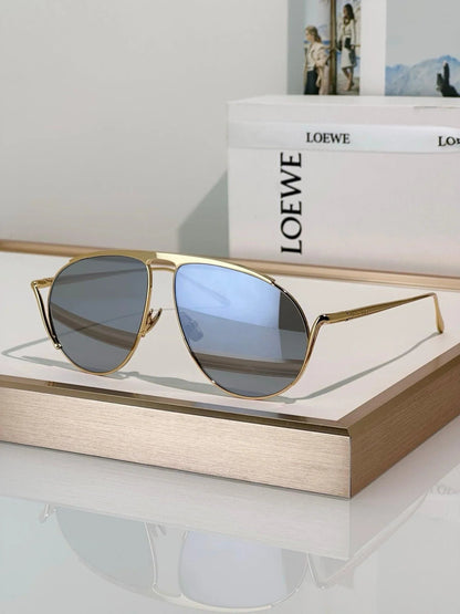 LOEWE Aviator-shaped 40180U Hillock  Sunglasses  ✨