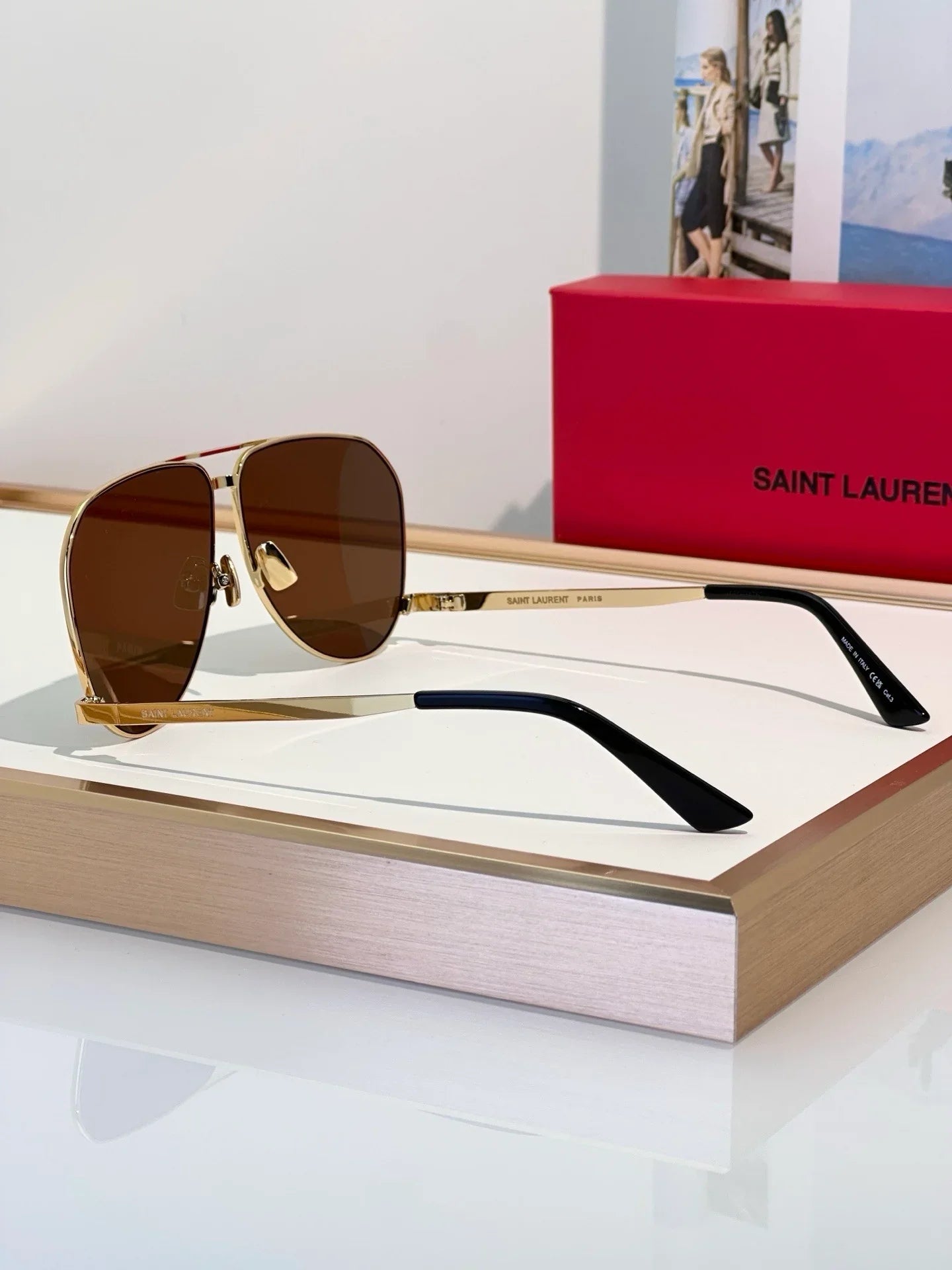 YSL Saint Laurent SL 690 DUST Sunglasses ✨
