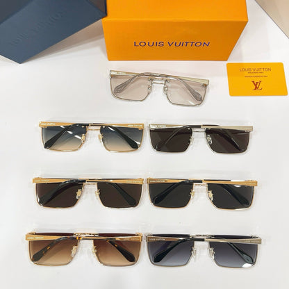 Louis Vuitton Z3206U LV Heritage Metal Low Square Sunglasses  ✨