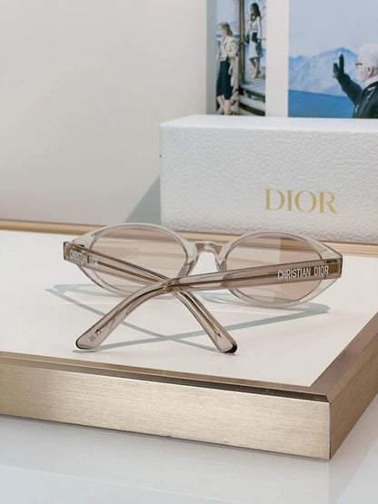 DIOR DiorPacific R1I Black Oval Sunglasses ✨