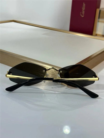 Cartier Eyewear Tiger Head Panthere CT0433S 001 Sunglasses  🐆