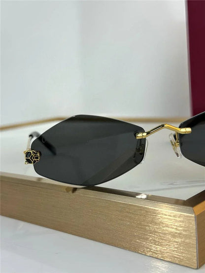 Cartier Eyewear Tiger Head Panthere CT0433S 001 Sunglasses  🐆